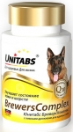 UNITABS BREWERSCOMPLEX Юнитабс витаминно-минеральный комплекс для собак крупных пород с Q10 и пивными дрожжами 100 таблеток