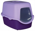 Биотуалет для кошек Vico с крышкой фиолетовый/лиловый Trixie 40274