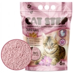 CAT STEP Tofu Lotus Наполнитель комкующийся для кошек с экстрактом лотоса 6 л (2,7 кг)