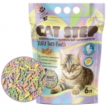 CAT STEP Tofu Tutti Frutti Наполнитель комкующийся для кошек с запахом лимонной карамели  6 л (2,7 кг)