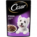 CESAR  Цезарь для взрослых собак Ягненок с овощами 85 гр