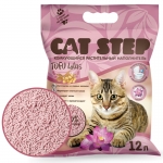 CAT STEP Tofu Lotus Наполнитель комкующийся для кошек с экстрактом лотоса 12 л (5,4 кг)