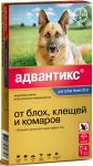 ADVANTIX Адвантикс капли для собак весом более 25 кг против клещей, блох, вшей, власоедов и других насекомых (1 пипетка по 4 мл) BAYER