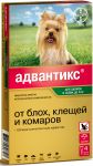 ADVANTIX – Адвантикс капли для собак весом до 4 кг против клещей, блох, вшей, власоедов и других насекомых (1 пипетка по 0.4 мл) BAYER
