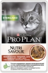 PRO PLAN CAT ADULT STERILISED BEEF  Про План для взрослых кастрированных котов и стерилизованных кошек нежные кусочки в соусе Говядина 85 гр