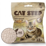 CAT STEP Tofu Original Наполнитель комкующийся растительный для кошек 6 л (2,7 кг)